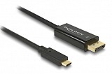 DELOCK  USB-C  DisplayPort 85257, DP Alt Mode, 4K/60Hz, 3m,  85257