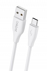 CELEBRAT  USB-C  USB CB-31A, 15W, 480Mbps, 1m,  CB-31A-C-WH