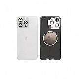 Apple iPhone 15 Pro Max BackCover with Magsafe+Camera Lens White GRADE A