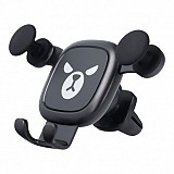 Car Holder Gravity Bad Bear Air Vent Black