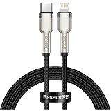 Baseus USB-C cable for Lightning Cafule 20W 1m Black (CATLJK-A01) (BASCATLJK-A01)