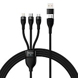 Baseus Flash Series II Braided USB to micro USB / Type-C / Lightning Cable  1.2m (CASS030101) (BASCASS030101)