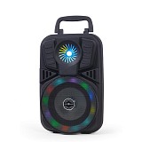 Gembird Ηχείο με λειτουργία Karaoke Portable Party σε Μαύρο Χρώμα (SPK-BT-LED-01) (GEMSPK-BT-LED-01)