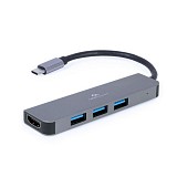 Gembird USB-C HDMI Hub 3x USB 3.0 Adapter (A-CM-COMBO2-01) (GEMA-CM-COMBO2-01)