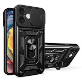 Bodycell Armor Slide Cover Case iPhone 16  Black