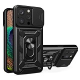 Bodycell Armor Slide Cover Case iPhone 16 Pro Max Black