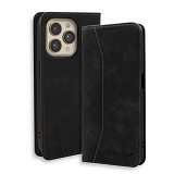 Bodycell Book Case Pu Leather iPhone 16 Pro Max Black