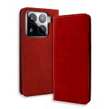 Bodycell Book Case Pu Leather Xiaomi 15 5G Red