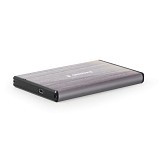 Gembird Ee2-u3s-3-lg USB 3.0 2.5inch Hdd Enclosure Brushed Aluminum Light-grey (EE2-U3S-3-LG) (GEMEE2-U3S-3-LG)