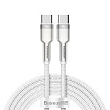 Baseus Cafule Metal Braided USB 2.0 Cable USB-C male - USB-C male  2m  (CATJK-D02) (BASCATJK-D02)