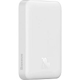 Baseus Magnetic Mini Overseas Edition MagSafe Power Bank 10000mAh 20W White (PPCX070002) (BASPPCX070002)