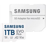 Samsung Evo Plus microSDXC 1.0TB Class 10 U3 V30 A2 UHS-I (MB-MC1T0SA/EU ) (SAMMB-MC1T0SA-EU )