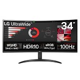 LG 34WR50QK-B Ultrawide VA HDR Curved Monitor 34" (LG34WR50QK-B)