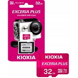 Kioxia Exceria Plus microSDHC 32GB Class 10 U3 V30 A1 UHS-I (LMPL1M032GG2) (KIOLMPL1M032GG2)