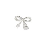 Brennenstuhl Plastic extension cable 5m white H03VVH2-F 2x0,75 (1161670) (BNN1161670)