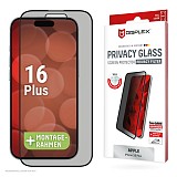 DISPLEX REAL GLASS 3D IPHONE 16 PLUS PRIVACY WITH APPLICATOR