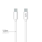 FONEX DATA CABLE TYPE C TO TYPE C 1.5m 100W white