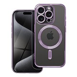 iS TPU MAG ELECTRO IPHONE 15 PRO trans purple backcover