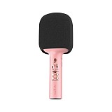 MAXLIFE BLUETOOTH KARAOKE SPEAKER MICROPHONE MXBM-600 pink