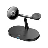 MAXLIFE QI WIRELESS CHARGER 3 in 1 15W black