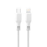 MAXLIFE TYPE C TO LIGHTNING MFI DATA CABLE 27W 1m white