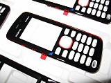 Nokia 5220 XpressMusic - Front Cover + Lens Red