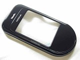 Nokia 7373 - Front Cover + Lens Black Chrome