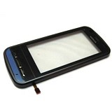 Nokia C6-00  Front Cover Touchscreen Black