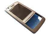 Nokia 6280 - Front Cover + Lens Black/Silver