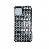  iPhone 12 Pro Max  Diamond Gradient Bling Glitter Back Cover Black