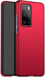 360 Full Cover & Temp.Glass Huawei P40 Pro Red