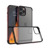 Bodycell Back Cover + Aluminium Bumper For iPhone 12 Pro Max  Red