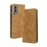 Bodycell Book Case Pu Leather Oneplus Nord 2 5G Brown