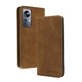 Bodycell Book Case Pu Leather Xiaomi 12 5G/12X 5G/12S Brown