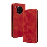 Bodycell Book Case Pu Leather Huawei Honor 50 Lite Red