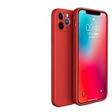 Bodycell Square Liquid Silicon Case iPhone 12 Pro  Red