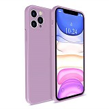 Bodycell Square Liquid Silicon Case iPhone 12 Pro Max Light Violet