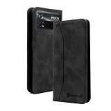 Bodycell Book Case Pu Leather Xiaomi Poco X4 Pro 5G Black