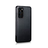 iCarer RHP 40001 Huawei P40 Genuine Leather Back Cover Black