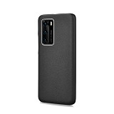 iCarer RHP 40005 Huawei P40 Genuine Leather Back Cover Black