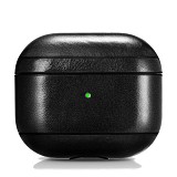 iCarer IAP 056 AirPods 3 Genuine Leather Case Black