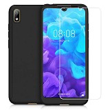 360 Full Cover & Temp.Glass Huawei Y5 19 Black