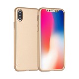 360 Full Cover & Temp.Glass iPhone XR Gold