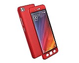 360 Full Cover & Temp.Glass Xiaomi Redmi 4/4X Red