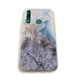 Silicon Marble Case Huawei P Smart Z SM 1 Blue