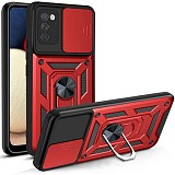 Bodycell Armor Slide Cover Case Samsung A02s Red