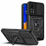 Bodycell Armor Slide Cover Case Xiaomi Note 11/11s 4G Black