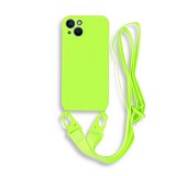 Bodycell Silicon Case με Λουρακι iPhone 13  Green