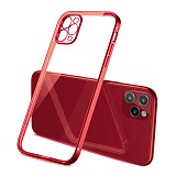 Bodycell Back Cover HD Clear For iPhone 13 Pro Max Red