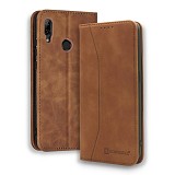 Bodycell Book Case Pu Leather Huawei P Smart 2019/Honor 10 Lite Brown